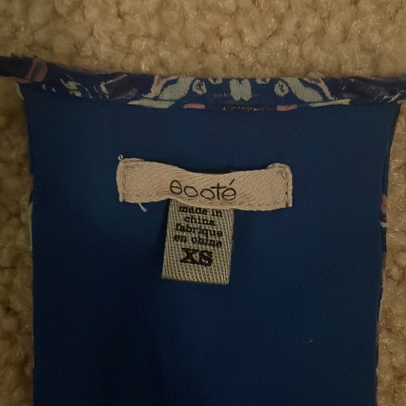 Anthropologie Halter Backless Pattern Summer Dress - Picture 6 of 8